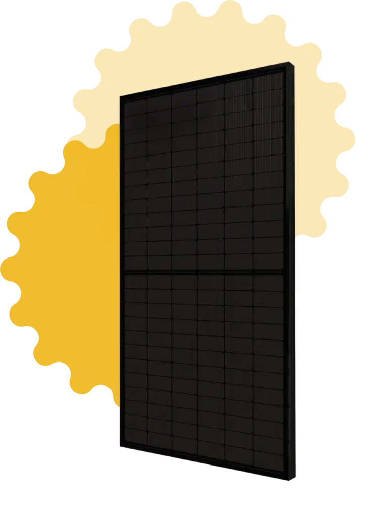 Panneau photovoltaïques moderne noir de marque Recom Sillia